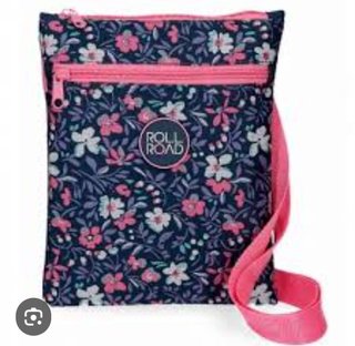 Bolso Escolar Roll Road Flores