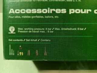 Set de Accesorios para Compresor Parkside