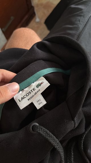 Sudadera Lacoste Negra