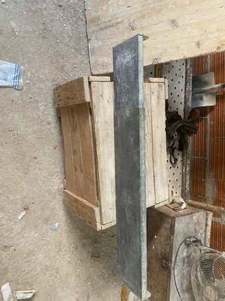 Encofrado para escalera metálico
