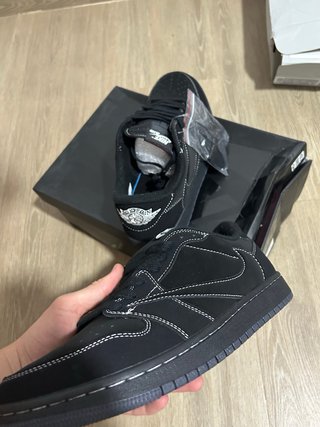 Air Jordan 1 Low OG SP Black Phantom