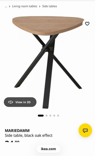 Mesita auxiliar IKEA MARIEDAMM