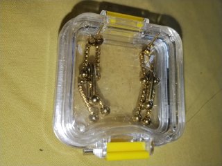 Pendientes de Eslabones Dorados