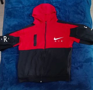 Sudadera Nike Air Roja y Negra