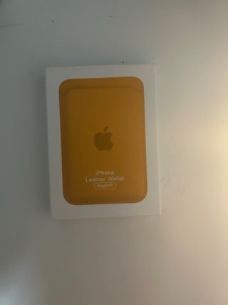 Cartera iPhone Cuero apple MagSafe Amarilla