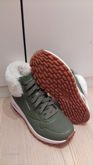 Botas Skechers Uno Rugged Fall Air Verde