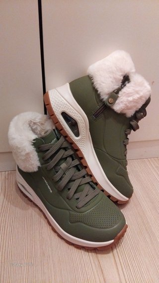 Botas Skechers Uno Rugged Fall Air Verde