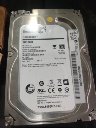 Disco Duro Seagate Barracuda 2TB 3.5" SATA 7200RPM