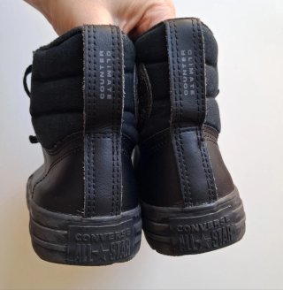 Zapatillas Altas Converse Impermeables Negras