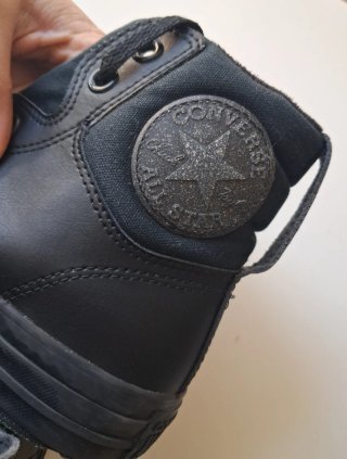 Zapatillas Altas Converse Impermeables Negras