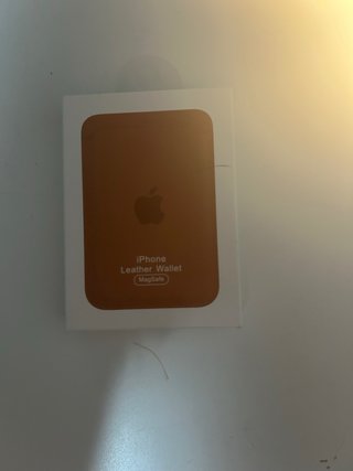 Cartera Apple Cuero MagSafe Marrón