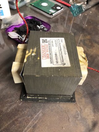 Transformador alto voltaje microondas 800w