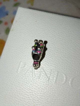 Charm Cebra de Plata 925