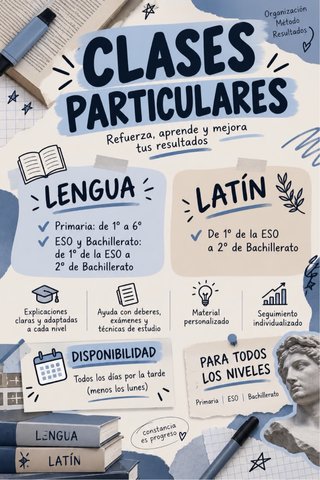 Clases particulares Latín y Lengua Castellana