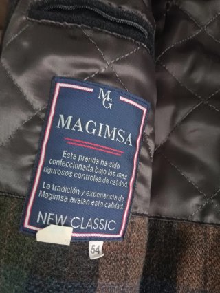 Chaqueta Paño Cortefiel Gris