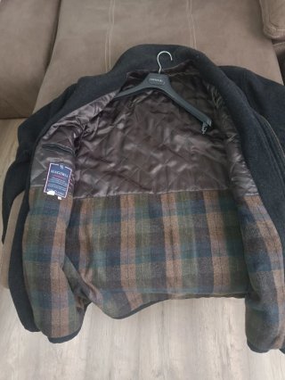 Chaqueta Paño Cortefiel Gris