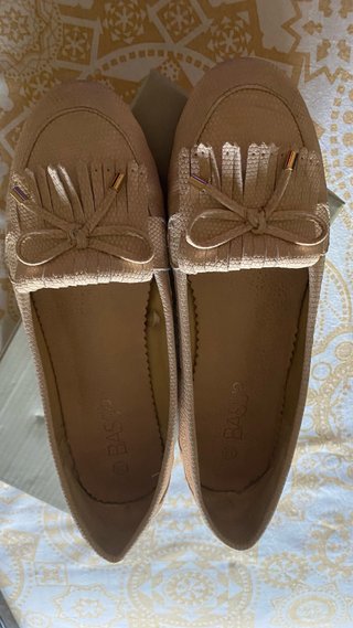 Zapatos planos BASS color nude