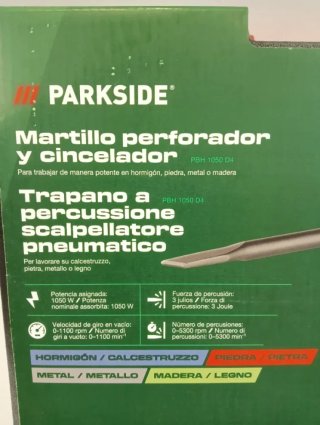 Taladro Martillo Parkside 1050W