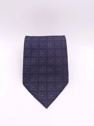 Corbata Seda Ermenegildo Zegna Vintage Geométrica