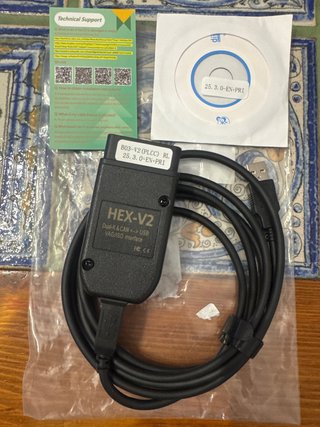 Máquina diagnóstico VAGCOM HEX-V2 25.3