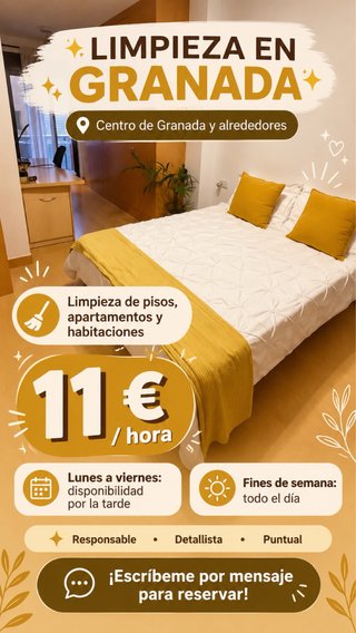 Limpieza en Granada