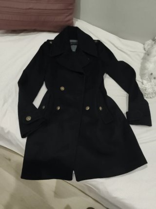 Abrigo Zara Negro Talla XS
