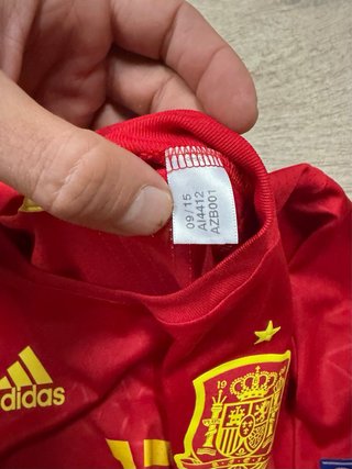 Camiseta España Match Worn Euro 2016