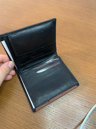 Cartera Frat Negra y Marrón