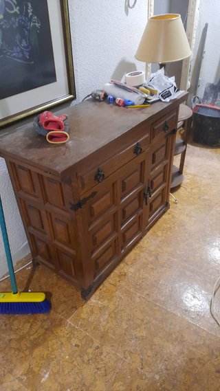 MUEBLE CASTELLANO PARA MAQUINA DE COSER