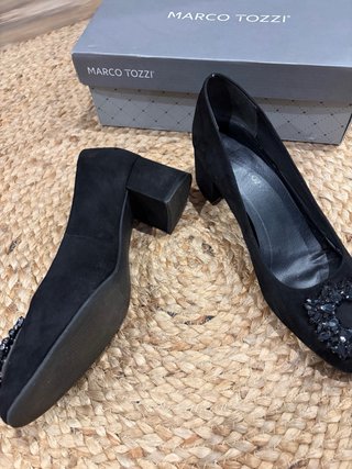 Zapatos de tacón Marco Tozzi negros
