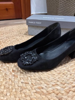 Zapatos de tacón Marco Tozzi negros
