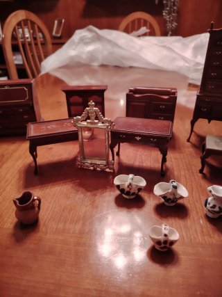 Lote muebles casa de muñecas