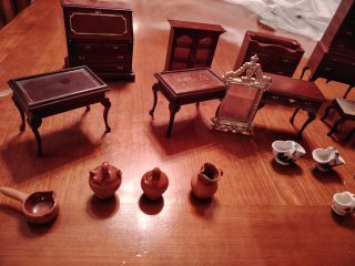 Lote muebles casa de muñecas