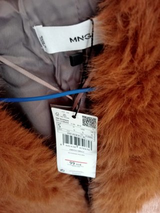 Chaquetón pelo Mango Talla S