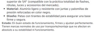 2 Trípodes Iluminación Aluminio 3.5m