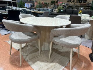 Mesa Redonda con 4 Sillas
