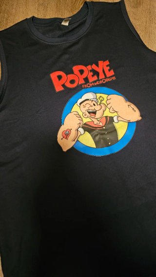 Camiseta sin mangas Popeye Talla xL