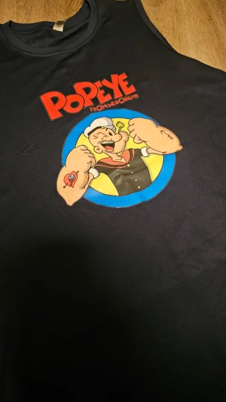 Camiseta sin mangas Popeye Talla xL