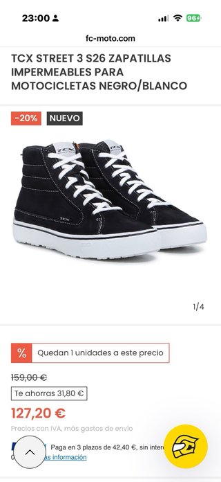 Zapatillas Urbanas TCX Street 3 Negras