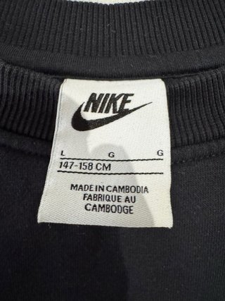 Sudadera Nike Negra Niño/a