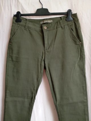Pantalón Largo Verde de mujer Talla XL