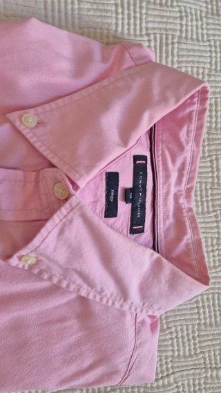 Camisa Tommy Hilfiger Rosa Talla XXL