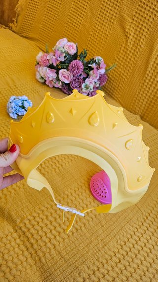 Visera baño bebé + jarra para aclarado