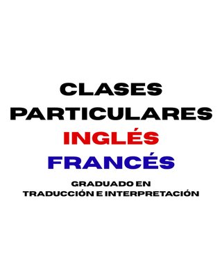 Clases de inglés y francés