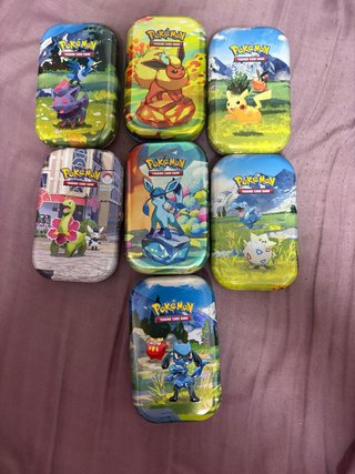 Set de 7 Latas Pokémon