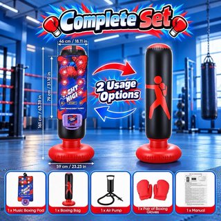 NUEVO! Saco Boxeo Infantil con Música y Luces