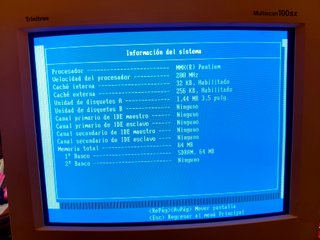 Placa Base Pentium 200MHz MMX - 64 Mb
