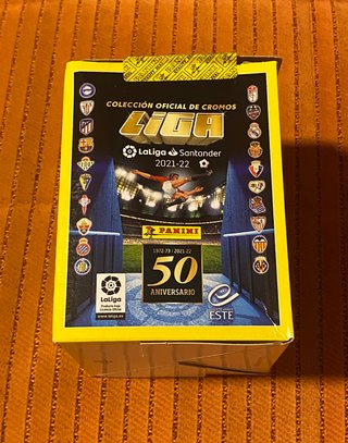 Caja Panini Liga 2021-22 sin abrir