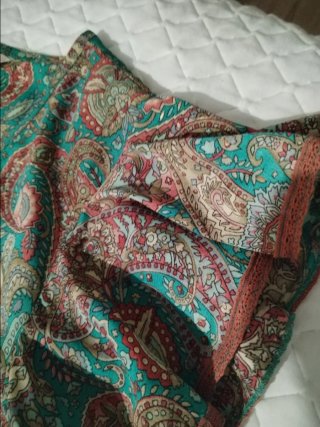 Vestido Boho Multicolor Tela Fresca
