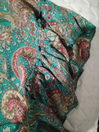 Vestido Boho Multicolor Tela Fresca